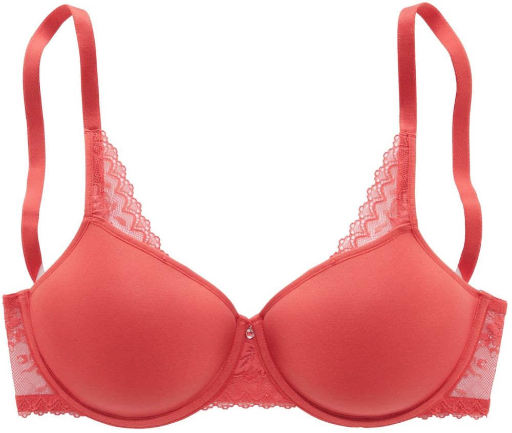 LASCANA Zmenšujúca podprsenka  krvavo červená