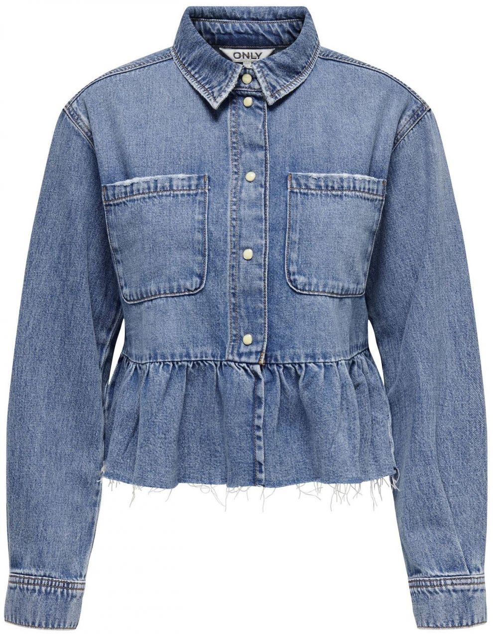 ONLY Blúzka 'ONLElli'  modrá denim