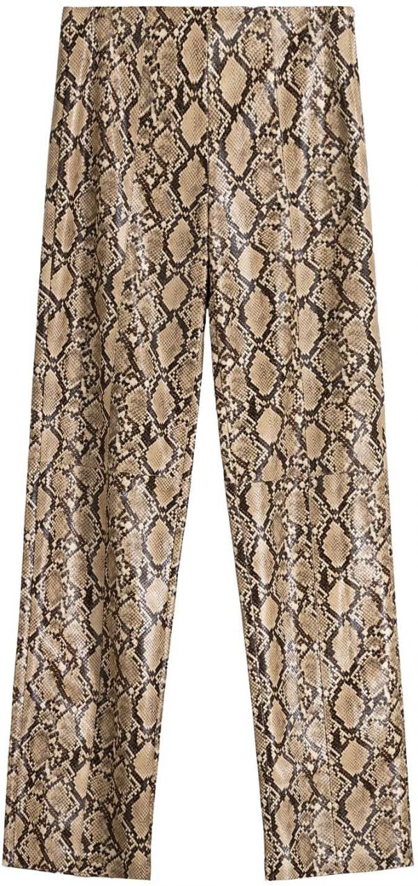 Bershka Nohavice  béžová / svetlobéžová / hnedá / čierna
