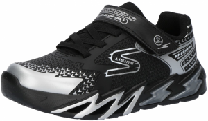 SKECHERS Tenisky 'FLEX-GLOW BOLT'  čierna / strieborná