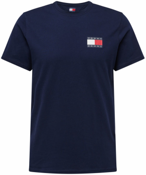 Tommy Jeans Tričko 'ESSENTIAL'  námornícka modrá / červená / biela