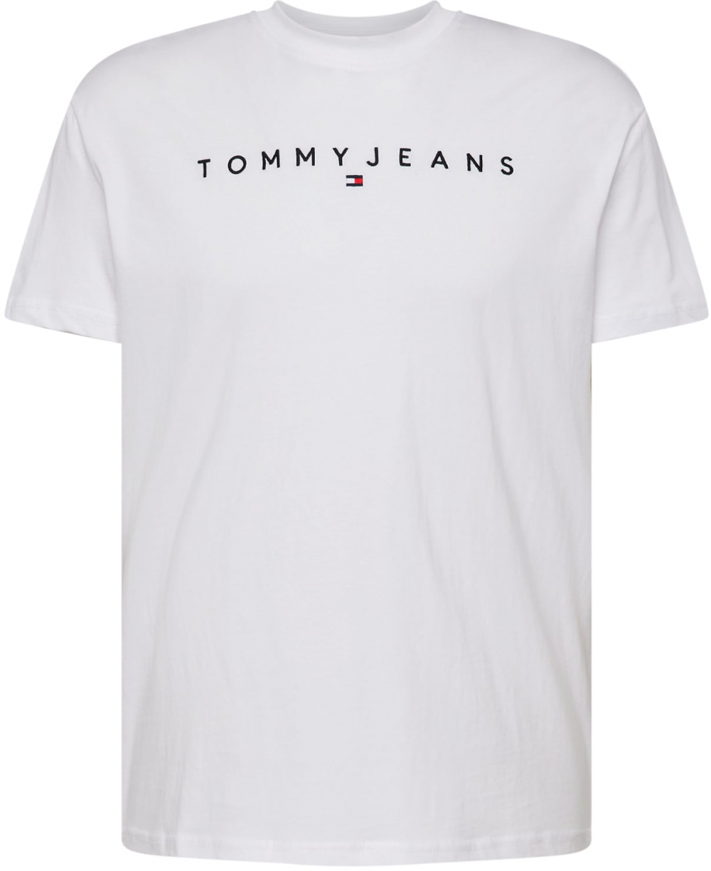 Tommy Jeans Tričko  čierna / biela