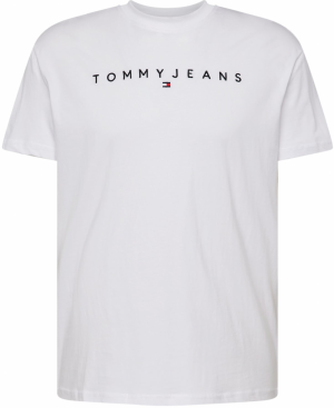 Tommy Jeans Tričko  čierna / biela