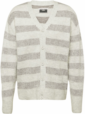 JACK & JONES Kardigán 'JCOSPACE'  tmavosivá / sivá melírovaná