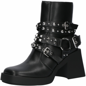 STEVE MADDEN Nízke čižmy 'Kolton'  čierna / strieborná