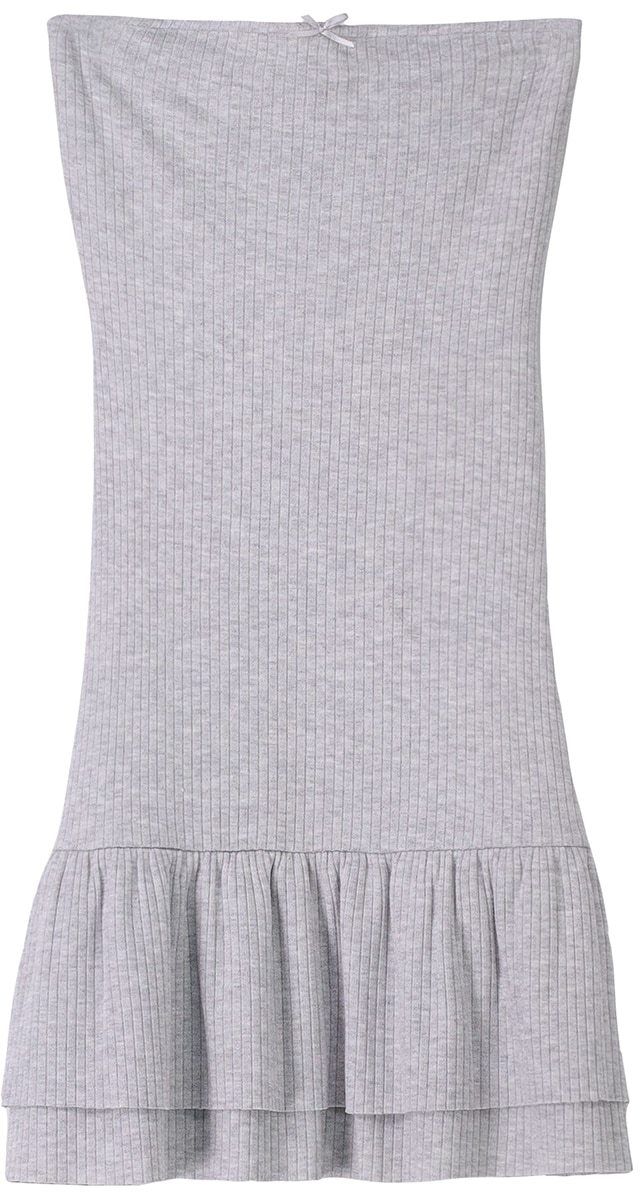 Bershka Letné šaty  svetlosivá