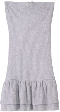 Bershka Letné šaty  svetlosivá