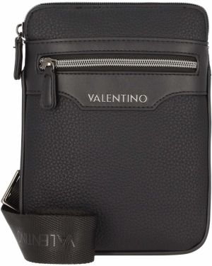 VALENTINO Taška cez rameno 'Efeo'  striebornosivá / čierna
