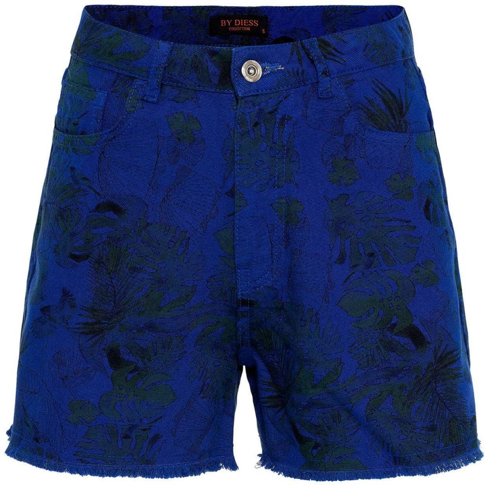 By Diess Collection Nohavice  tmavomodrá / zelená