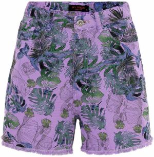 By Diess Collection Nohavice  zelená melírovaná / orgovánová