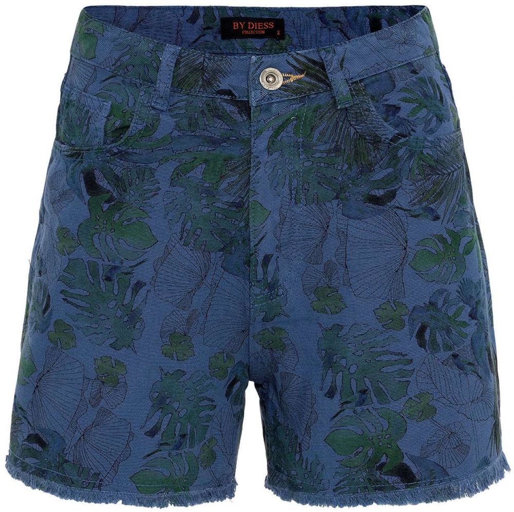 By Diess Collection Nohavice  indigo / zelená