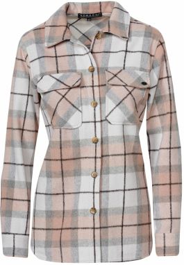 KOROSHI Blúzka  sivá / staroružová / čierna / biela