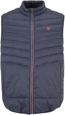 Jack & Jones Plus Vesta 'JJESPrint'  námornícka modrá