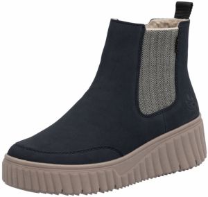 Rieker Chelsea čižmy  nebielená / čierna