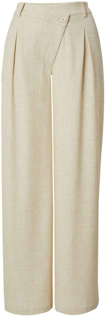 florence by mills exclusive for ABOUT YOU Plisované nohavice 'Foliage'  krémová