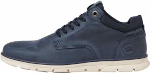 JACK & JONES Šnurovacie čižmy 'JFWGLENDALE'  námornícka modrá