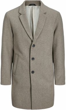 JACK & JONES Prechodný kabát 'JJEHarrison'  sivobéžová