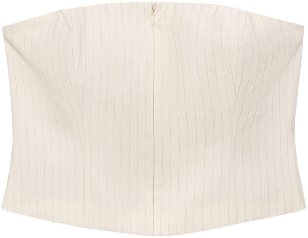 MANGO Top 'Lirio'  svetlobéžová / antracitová