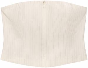MANGO Top 'Lirio'  svetlobéžová / antracitová