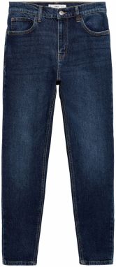 MANGO Džínsy  modrá denim