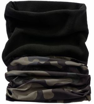 Brandit Kruhový šál  hnedá / sivá / čierna
