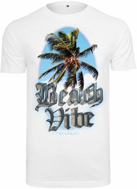 Mister Tee Tričko 'Beach Vibe'  svetlomodrá / zelená / čierna / biela
