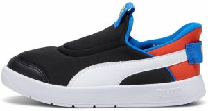 PUMA Tenisky 'Courtflex v3'  azúrová / žltá / jasne červená / čierna