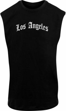 Mister Tee Tričko 'Los Angeles'  čierna / biela