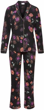 VIVANCE Pyžamo  svetlozelená / fialová / koralová / čierna