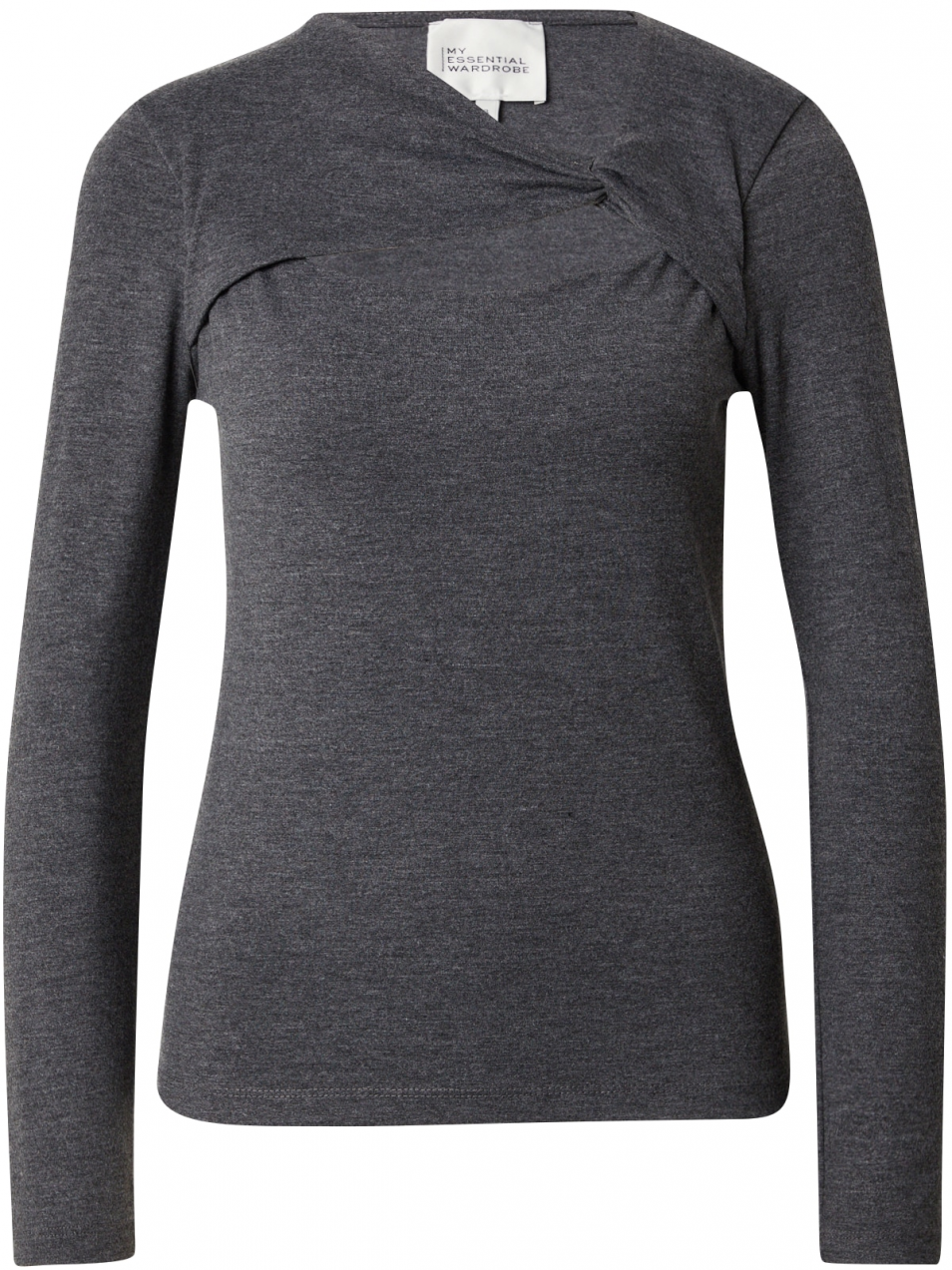 My Essential Wardrobe Tričko 'Vigga'  sivá melírovaná
