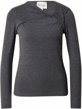 My Essential Wardrobe Tričko 'Vigga'  sivá melírovaná