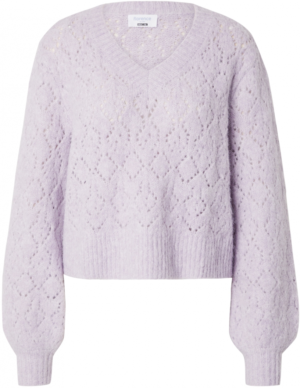 florence by mills exclusive for ABOUT YOU Sveter 'Walk in the Rain'  levanduľová