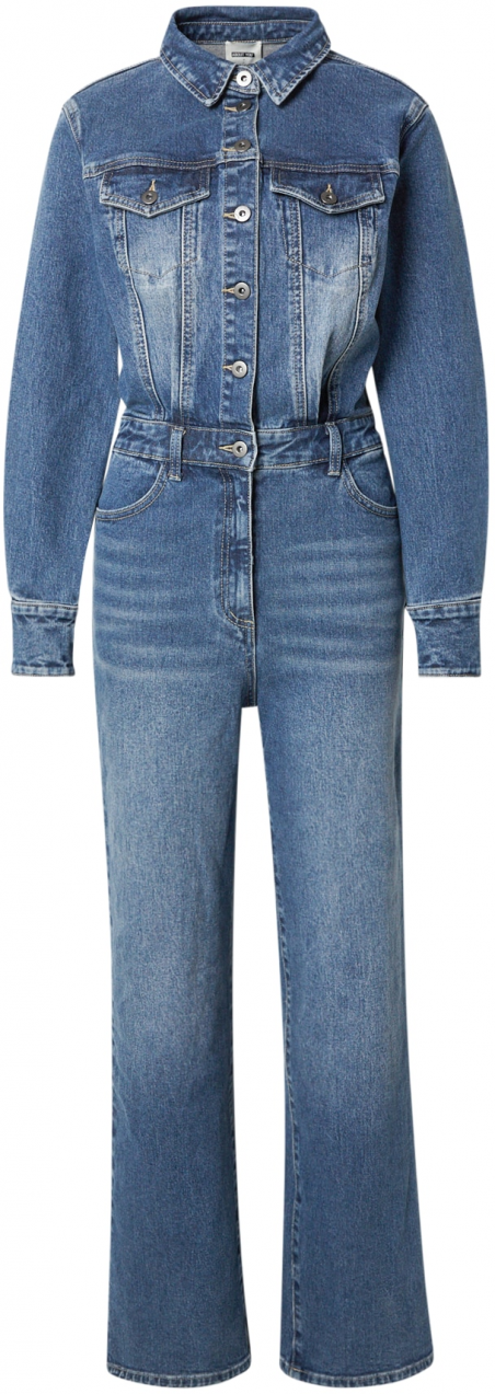 ABOUT YOU x Laura Giurcanu Overal  modrá denim