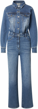 ABOUT YOU x Laura Giurcanu Overal  modrá denim