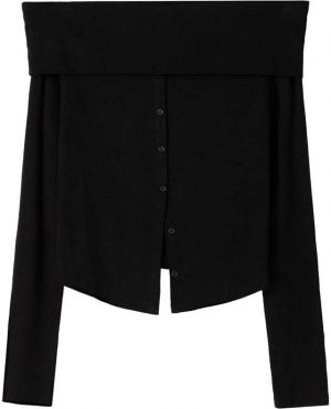 Bershka Tričko  čierna