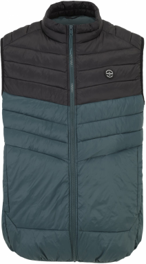Jack & Jones Plus Vesta 'JJESPrint'  petrolejová / čierna
