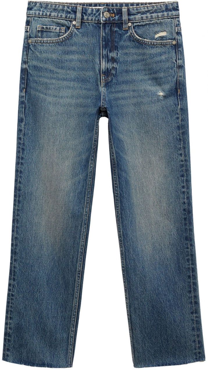 MANGO Džínsy 'BLANCA'  modrá denim