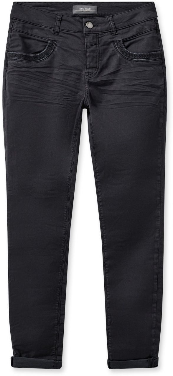 MOS MOSH Nohavice  čierna