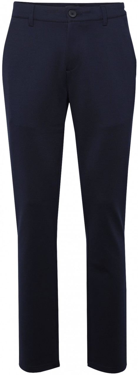 BLEND Chino nohavice 'Langford'  námornícka modrá