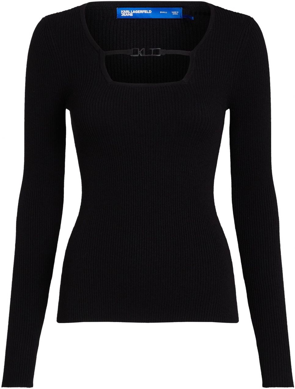 KARL LAGERFELD JEANS Sveter  čierna