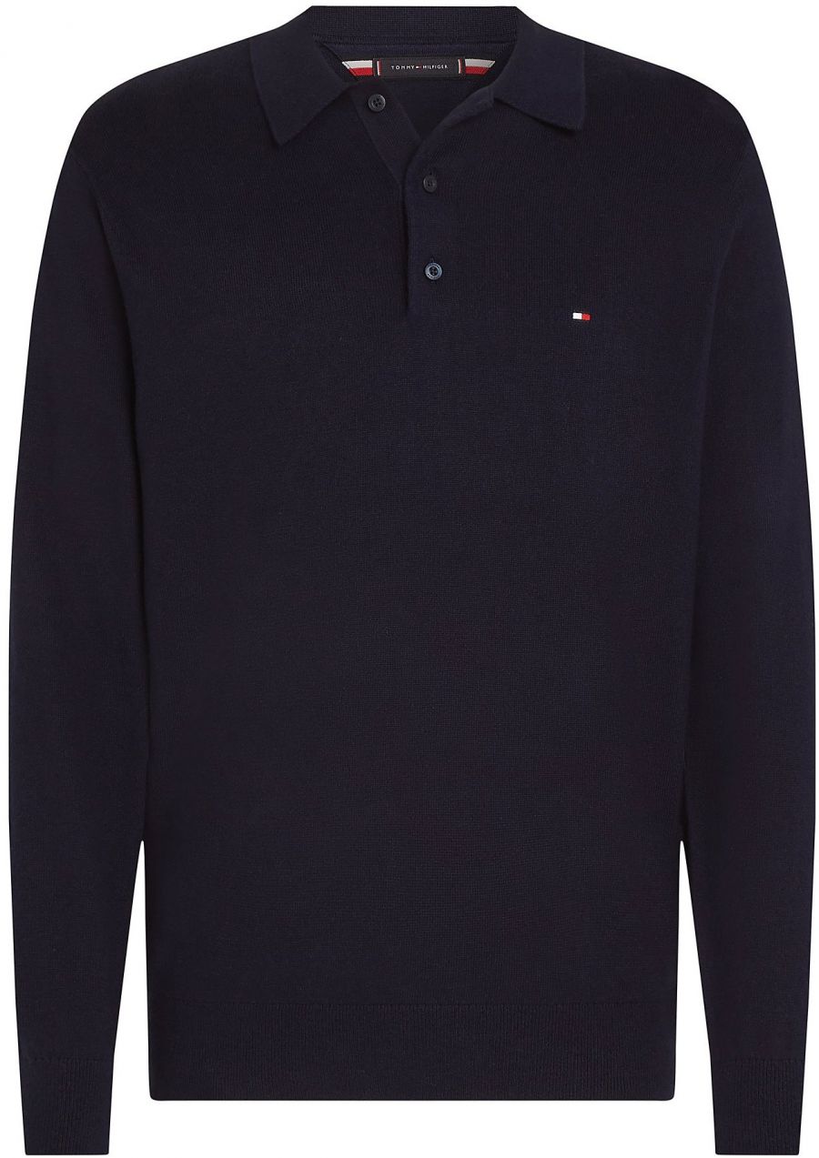 TOMMY HILFIGER Sveter  tmavomodrá