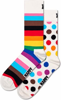 Happy Socks Ponožky 'Pride'  modrá / červená / čierna / biela