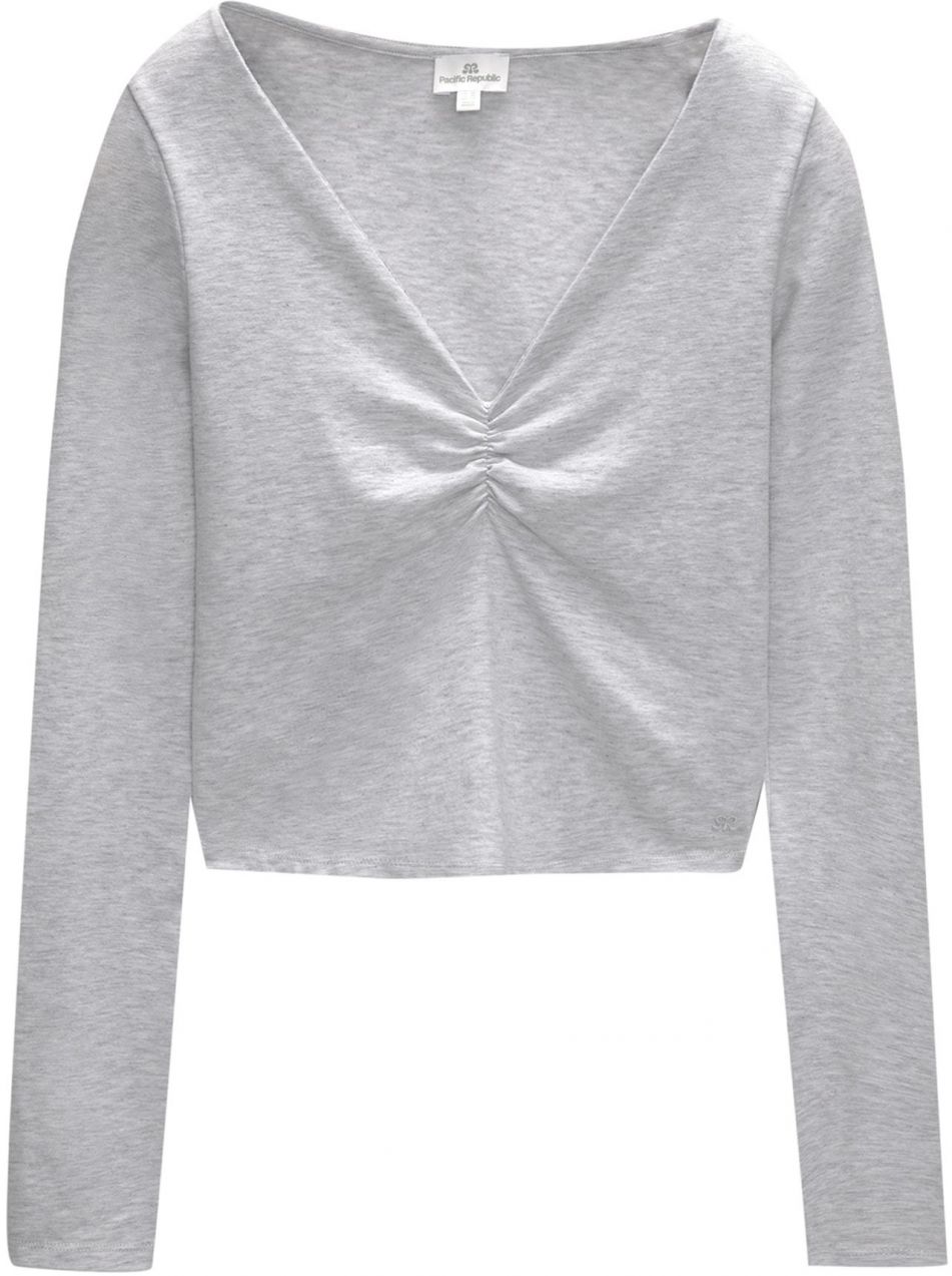Pull&Bear Tričko  svetlosivá
