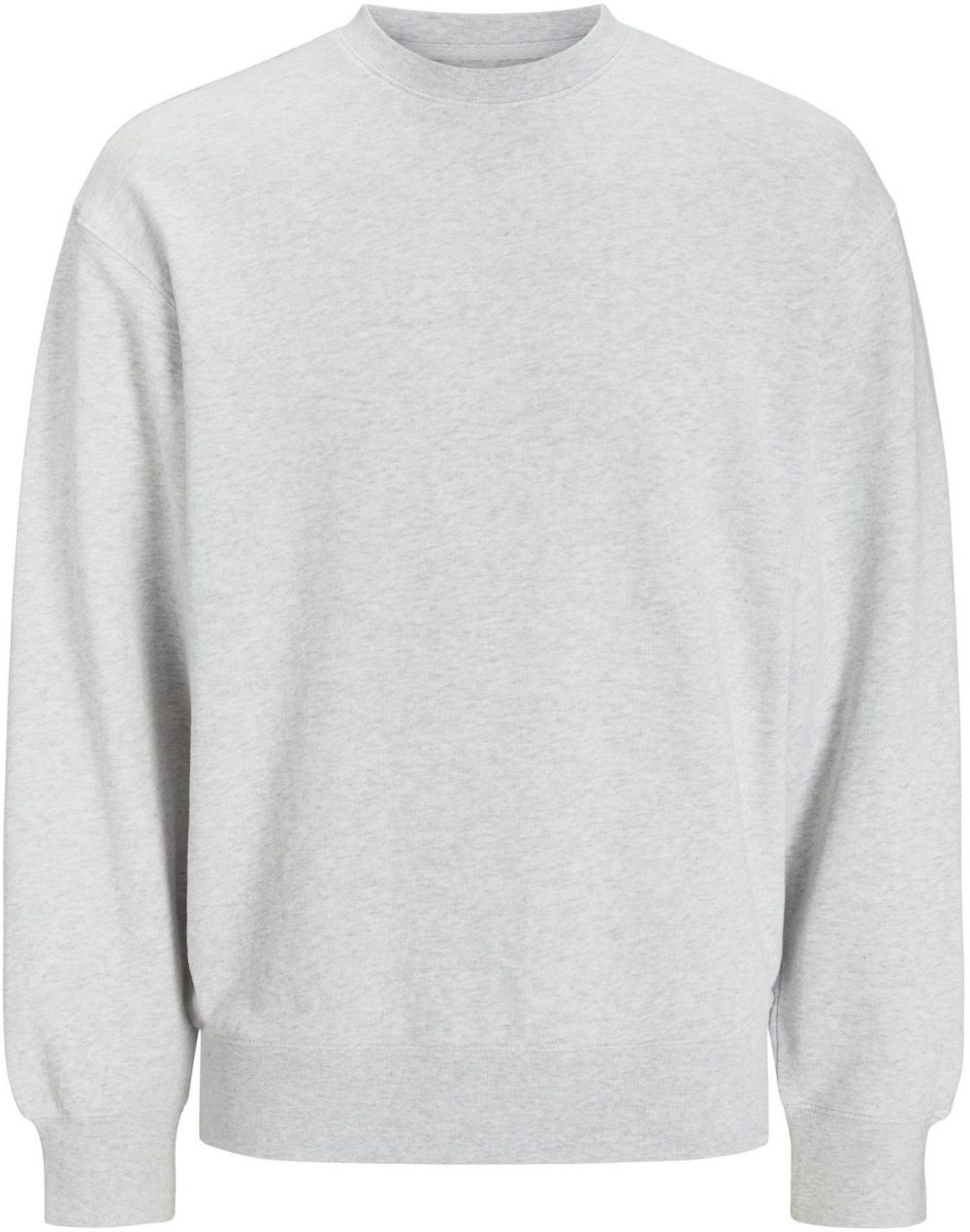 JACK & JONES Mikina 'JJECharge'  biela melírovaná