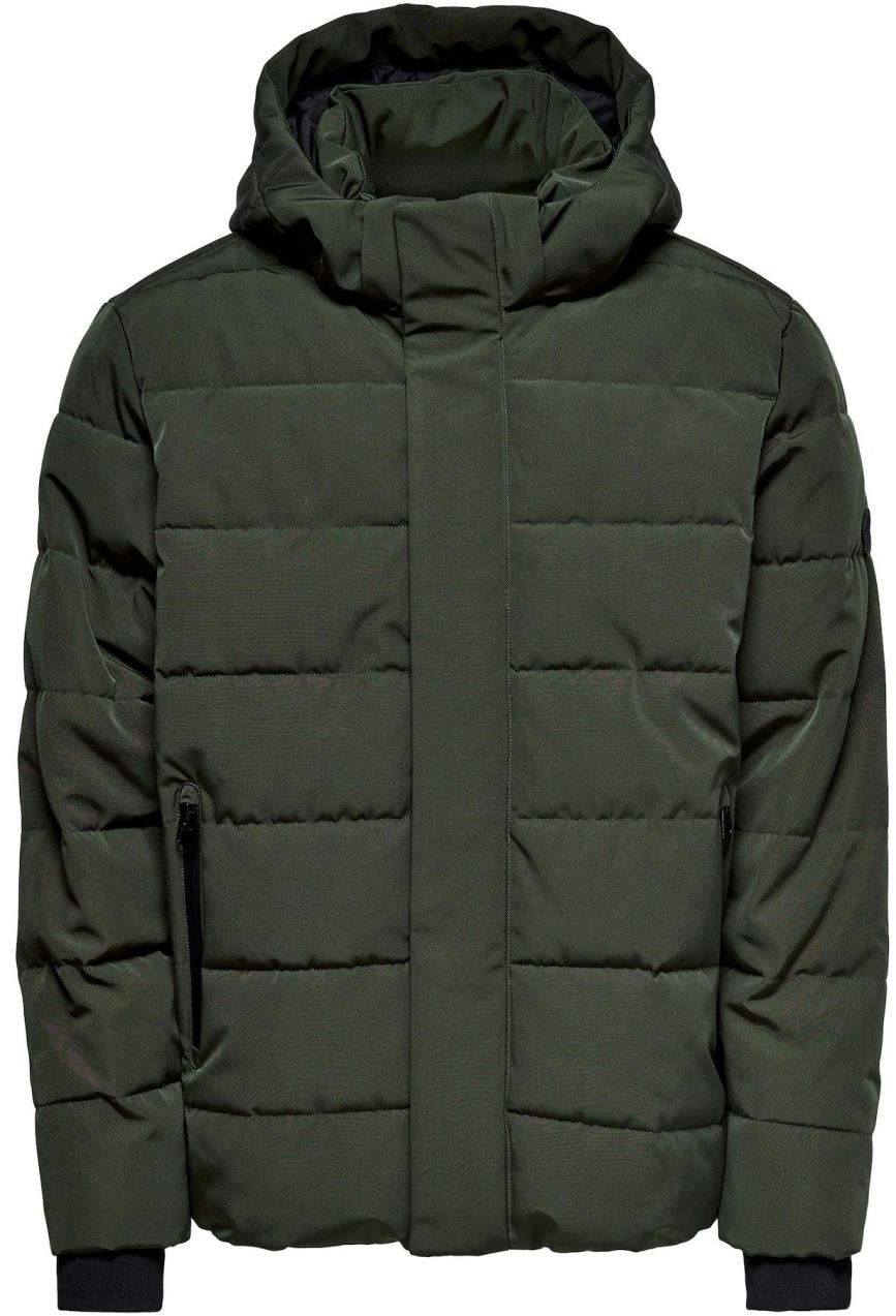 Only & Sons Zimná bunda 'ONSCayson'  tmavozelená