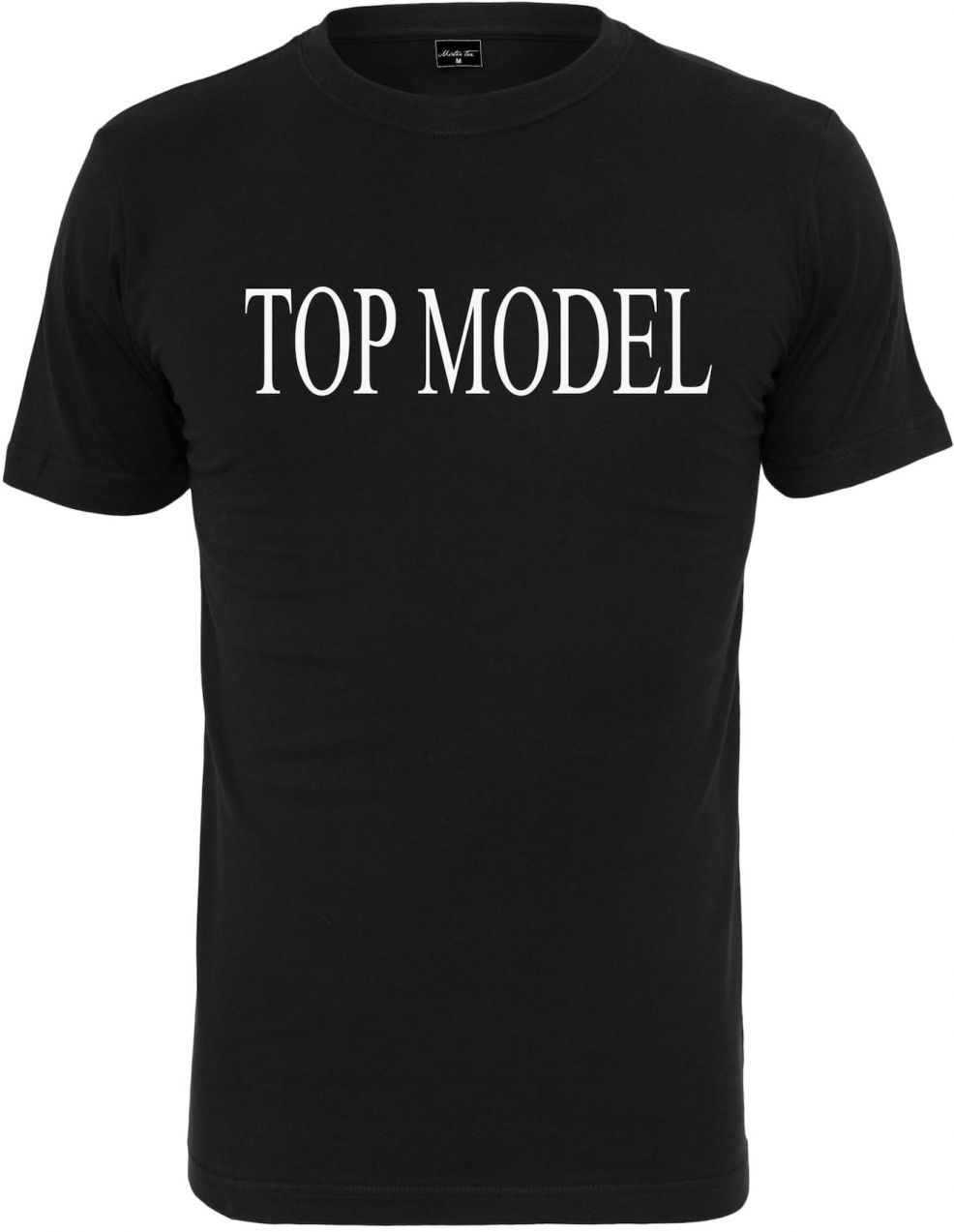 Mister Tee Tričko 'Top Model'  čierna / biela