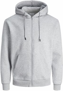 JACK & JONES Tepláková bunda 'JJEBradley'  sivá melírovaná