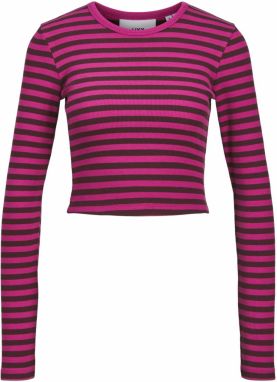 JJXX Tričko 'Feline'  fuksia / čierna