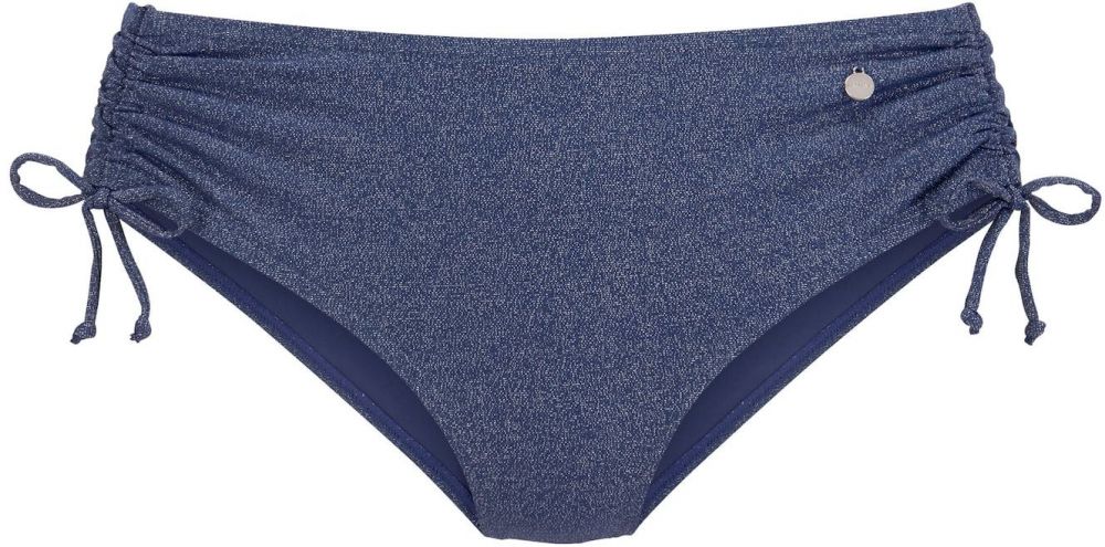LASCANA Bikinové nohavičky  tmavomodrá / strieborná