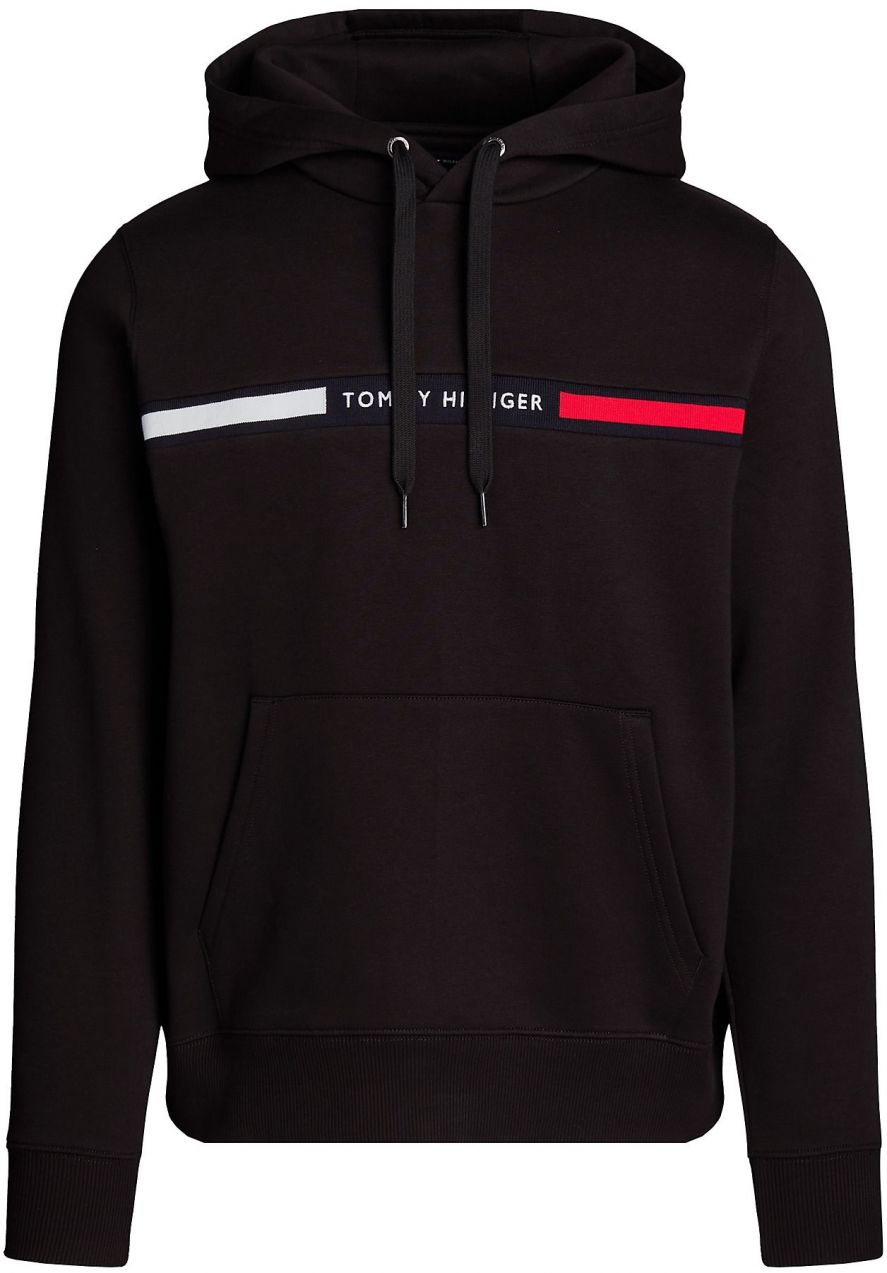 TOMMY HILFIGER Mikina  tmavomodrá / červená / čierna / biela